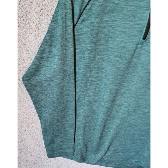 Lot of 2 Greg Norman Play Dry Golf Heather Quarter Zip Pullover Size L Polyester - Picture 5 of 16